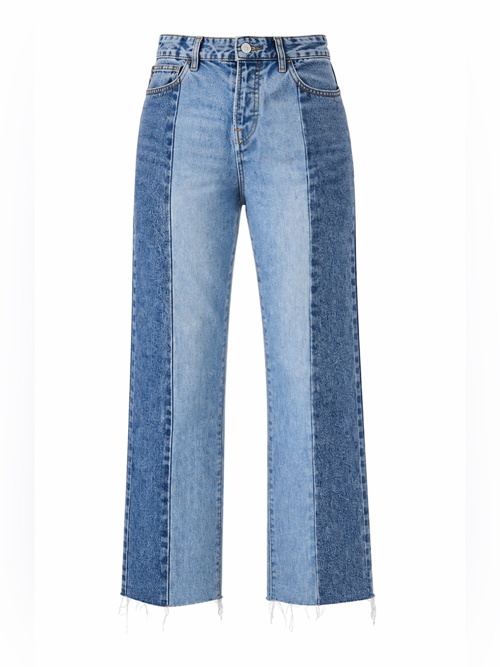 Pacsun Two Panel High Waisted Straight Leg Jeans